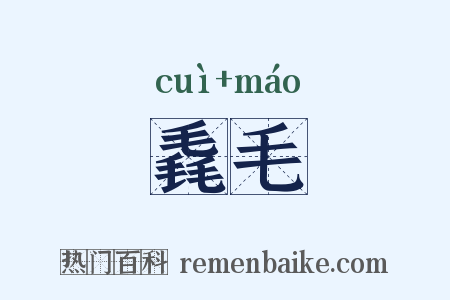 毳毛是什么意思的图片